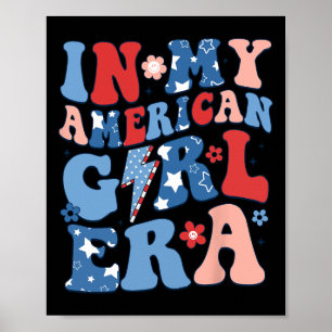 Poster Minha Menina Americana Era 4 De Julho Camisa Patri