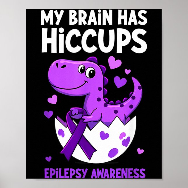 Poster Minha mente tem Hicc Dino conscientização sobre ep (Frente)