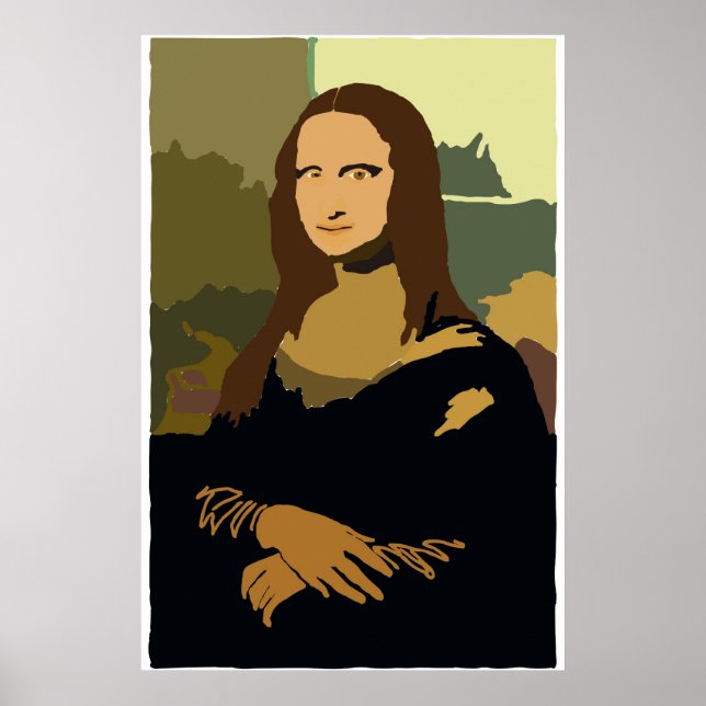 Poster Minha Mona Lisa (Frente)