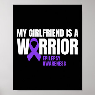 Poster Minha Namorada É Uma Guerreira Conscientização da 