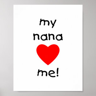 Póster minha Nana ama-me