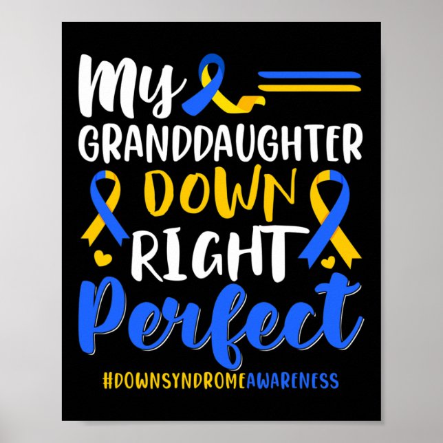 Poster Minha neta Abaixo, Sindroma Perfeito Para Baixo (Frente)