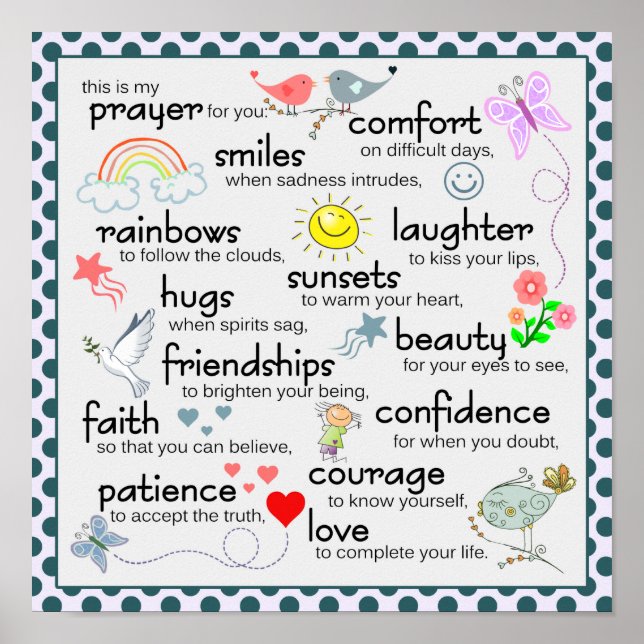 Póster Minha Oração Por Você (Frente)