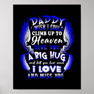 Poster Minha Pai Diz O Quanto Eu Amo A Sua Falta