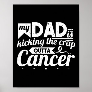 Poster Minha Pai Está Batendo O Pulmão Do Cancer
