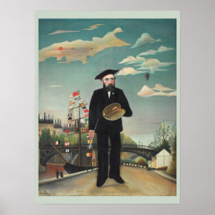 Póster Minha Paisagem de Retrato 1890, Henri Rousseau