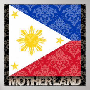 Póster Minha pátria Filipinas