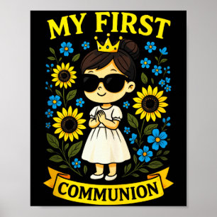 Poster Minha Primeira Comunhão - Camiseta Regata Cerimôni