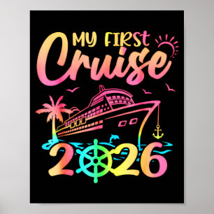 Poster Minha Primeira Viagem de Cruzeiro 2026 Divertida P