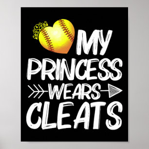 Poster Minha Princesa Usa Crachás Engraçado Presente Para