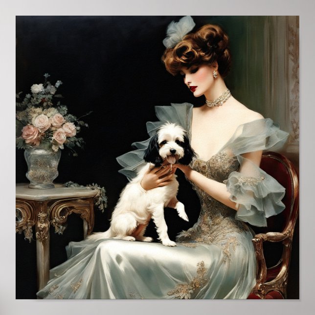 Poster Minha Senhora E Seu Puppy (Frente)