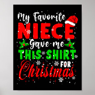 Poster Minha sobrinha favorita me deu esta festa de Natal