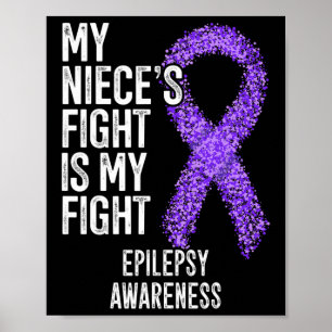 Poster Minha sobrinha luta é minha luta contra a epilepsi
