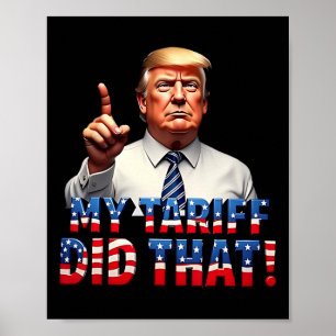 Poster Minha Tarifa Fez Essa Camisa Protestando A Presenç
