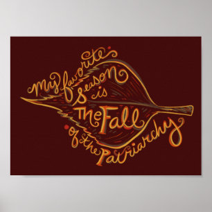 Poster Minha temporada Favorita é a queda do patriarcado