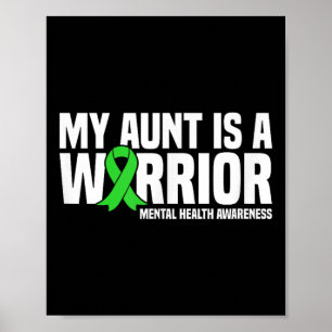 Poster Minha Tia É Uma Fita Verde De Guerra, Saúde Mental
