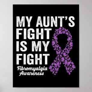 Poster Minha tia luta é minha luta contra a fibromialgia 