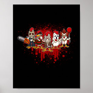 Poster Minha Tripulação do Horror - Galinha do Halloween