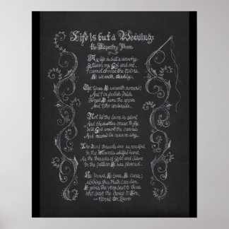 Póster Minha vida é apenas um tecelagem