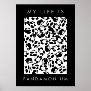 Póster Minha vida é panda-monium