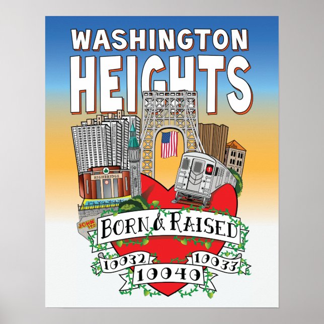 PÓSTER MINHAS ALTURAS DE WASHINGTON (Frente)