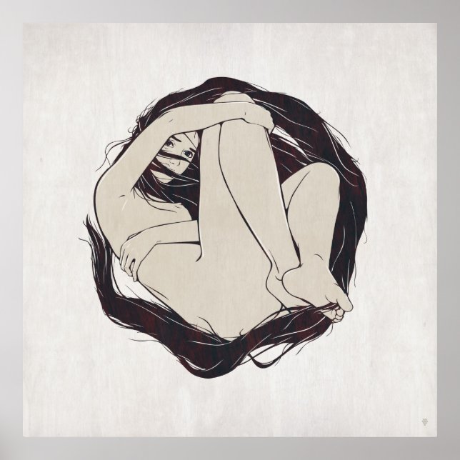 Póster Minhas figuras simples: O círculo (Frente)