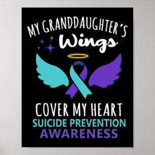 Poster Minhas netas Wings Cobrir Coração Suicídio Awaren