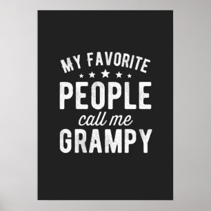 Poster minhas pessoas favoritas me chamam de vovó