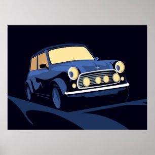 Póster Mini azul