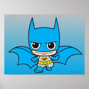 Póster Mini Batman em Execução