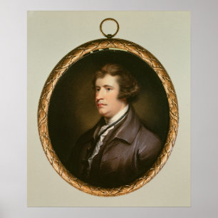 Poster Miniatura de Edmund Burke, 1795