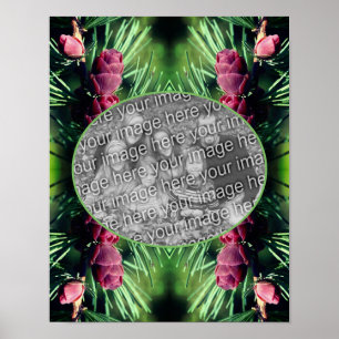 Poster Miniatura Pine Cones Frame Crie sua própria foto