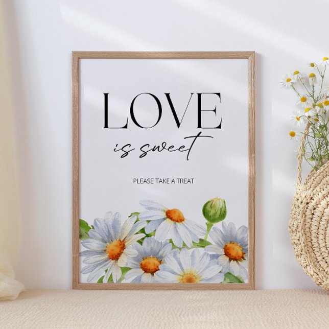 Poster Mínima Daisy Love é doce, dê uma olhada (Criador carregado)