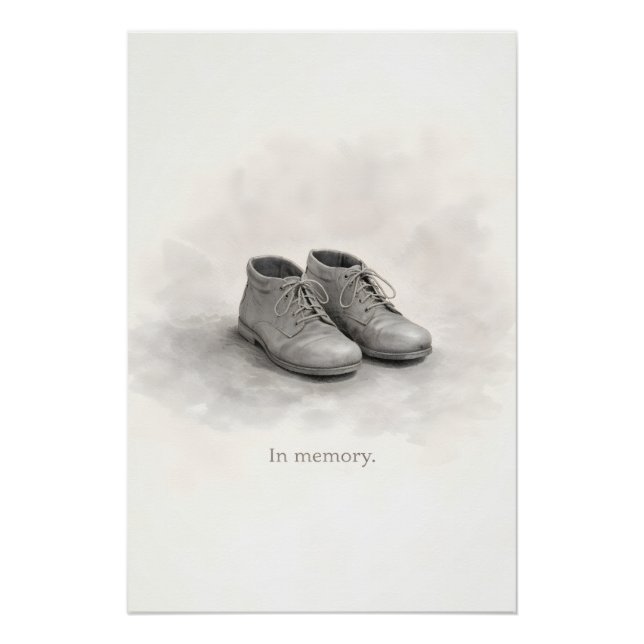 Póster Minimal Holocaust Education Wall Print (Frente)