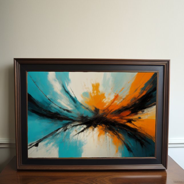 Poster Minimalismo do Abstrato moderno de impressionismo  (Criador carregado)