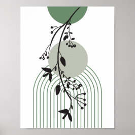 Poster Minimalismo floral
