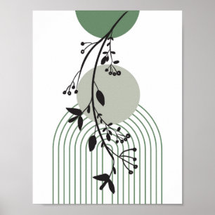 Poster Minimalismo floral