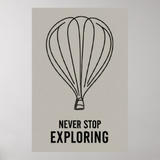 Poster Minimalismo moderno nunca pára de explorar