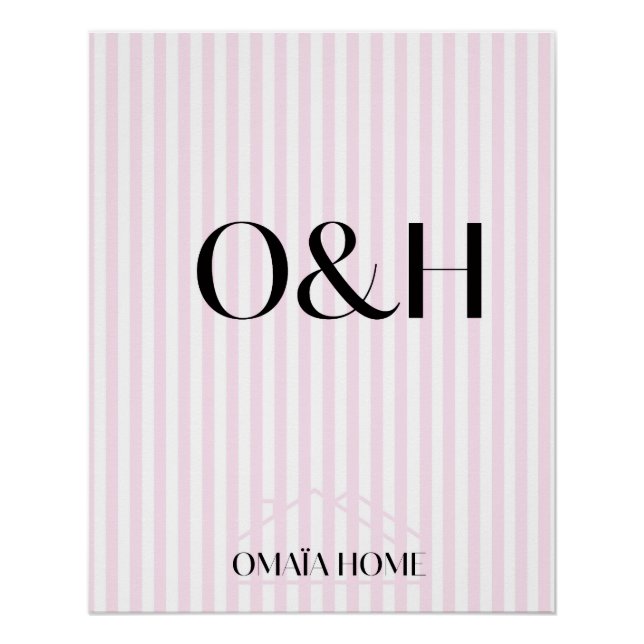 Póster Minimalist O&H Wall Art (Frente)