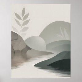 Poster Minimalist River