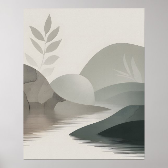 Poster Minimalist River (Frente)