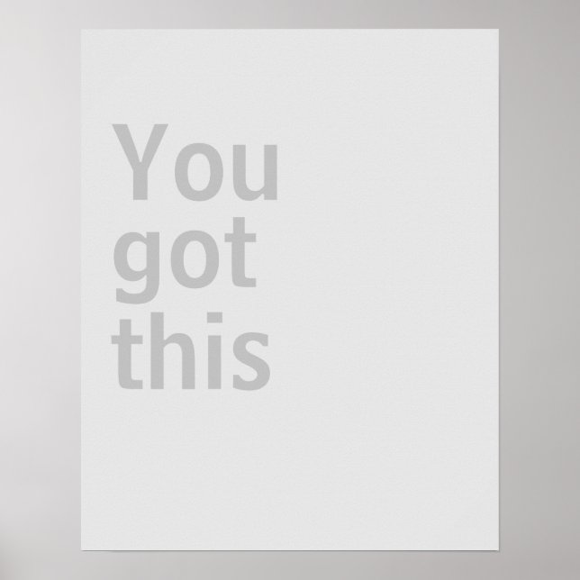 Poster minimalista (Frente)