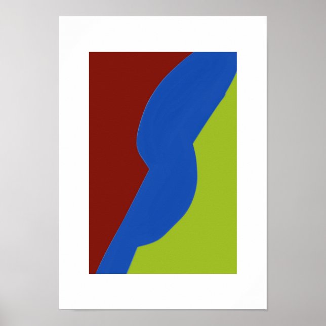 Poster Minimalista Abstrato #1 (Frente)