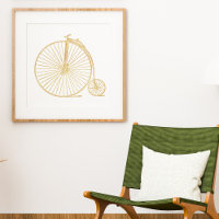 Minimalista de bicicleta Unicycle de Vintage Doura
