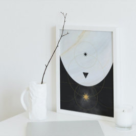 Poster Minimalista de meio século de arte moderna