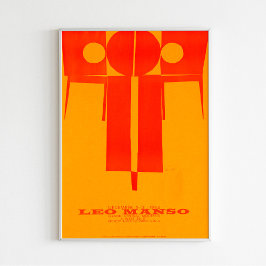 Poster Minimalista De Vintage Por Leo Manso