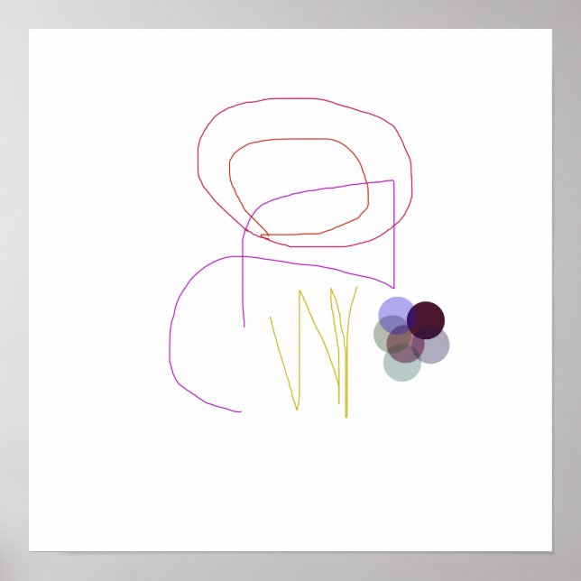 Poster Minimalista e geométrico (Frente)