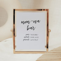 Minimalista Olá, Querida Moderna Mãe Osa Bar
