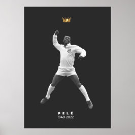 Poster Minimalista Pelé - 1940-2022 
