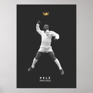 Poster Minimalista Pelé - 1940-2022